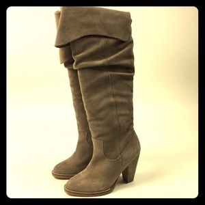 Jeffrey Campbell Kamala Distressed Suede Boots NIB